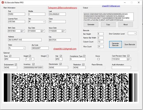 nodejs pdf417 hub3. . Aamva barcode generator github